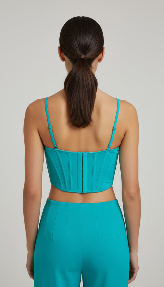 Blue Bustier Corset