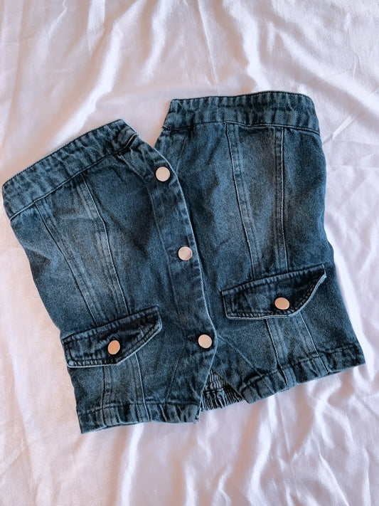 Zara Denim Corset