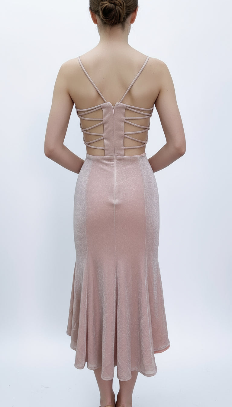 Champagne Shimmer Dress