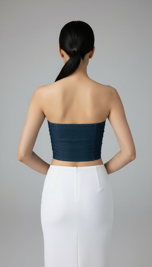 Tube Denim Corset