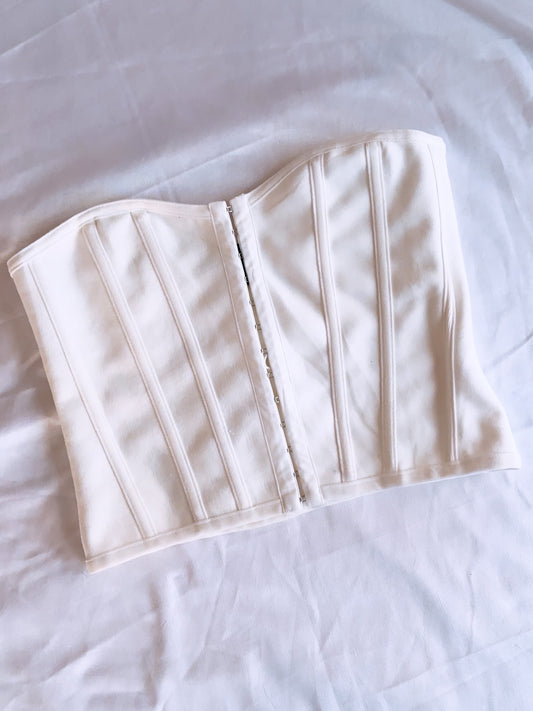 Pretty Little Thing White Corset