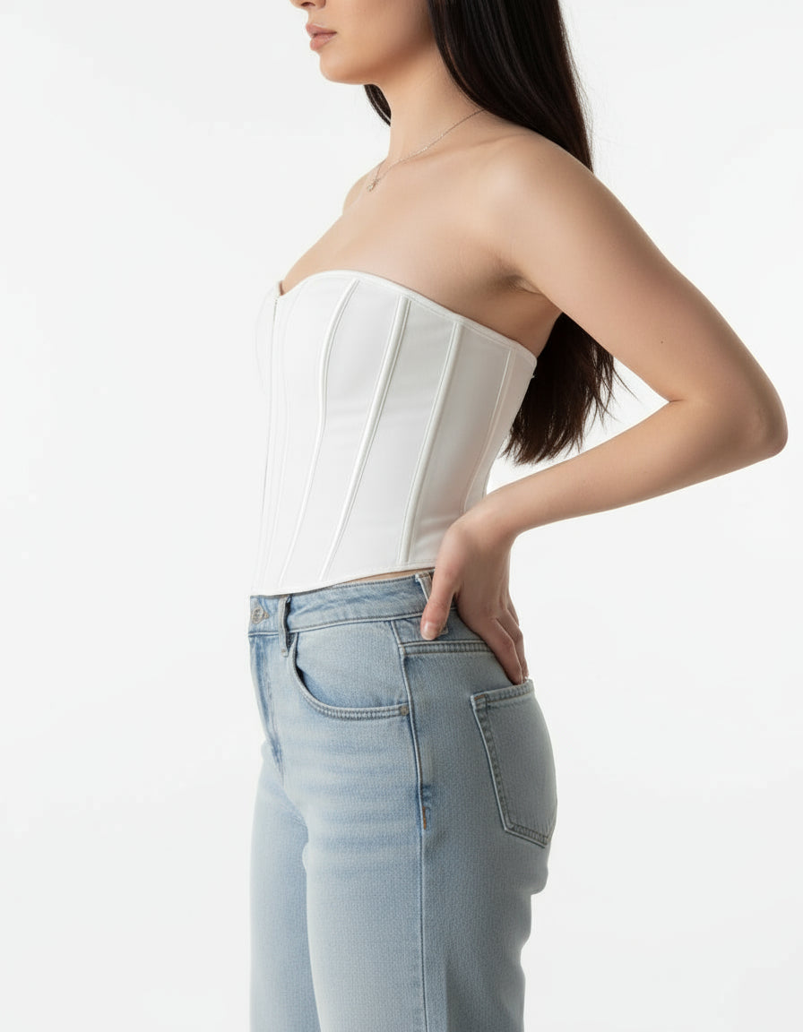 White Bandage Corset