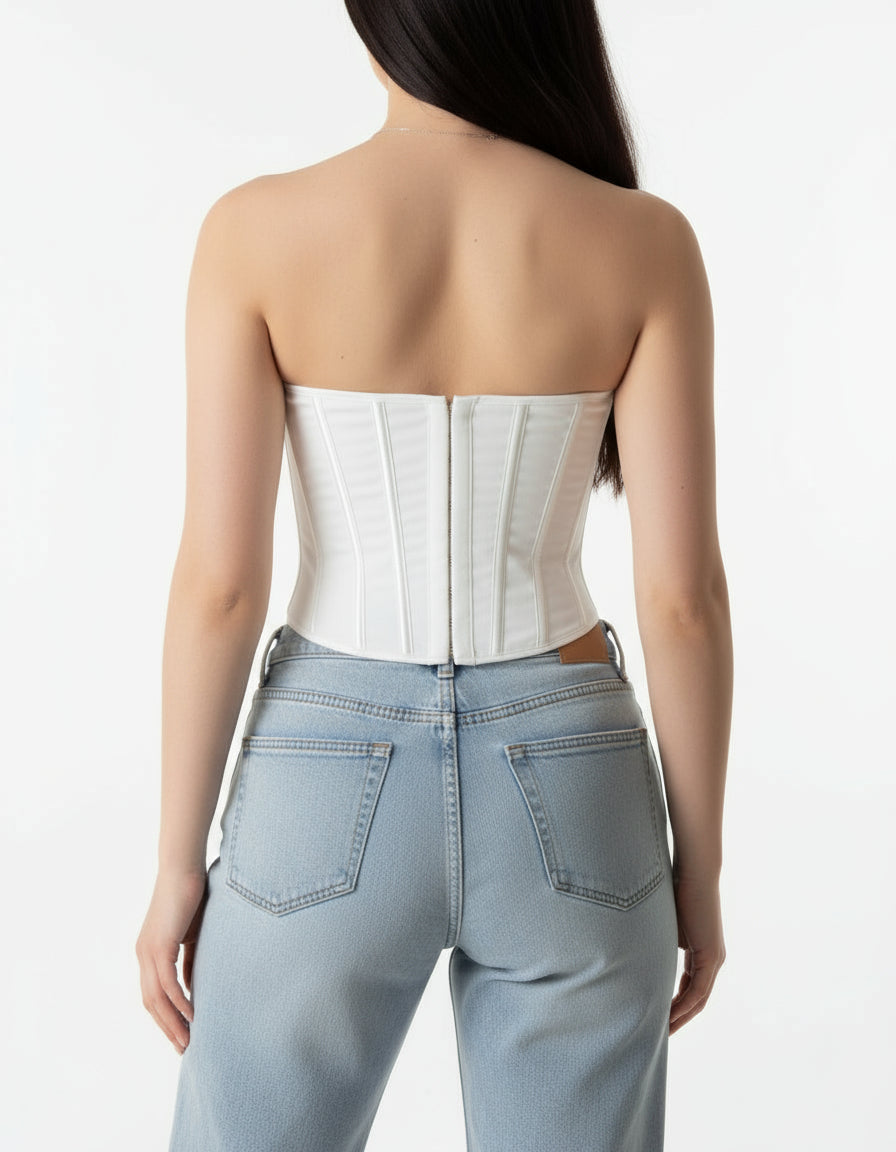 White Bandage Corset