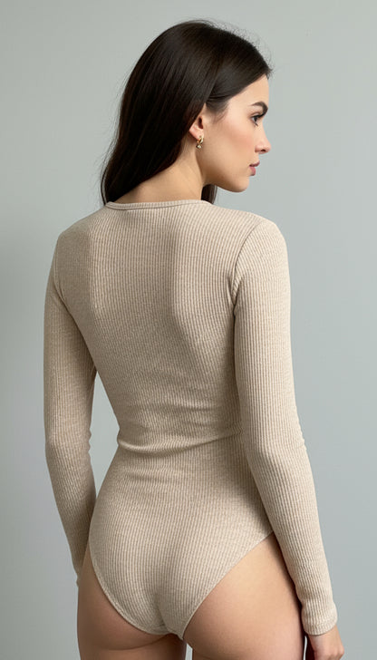 Ribbed Bodysuit