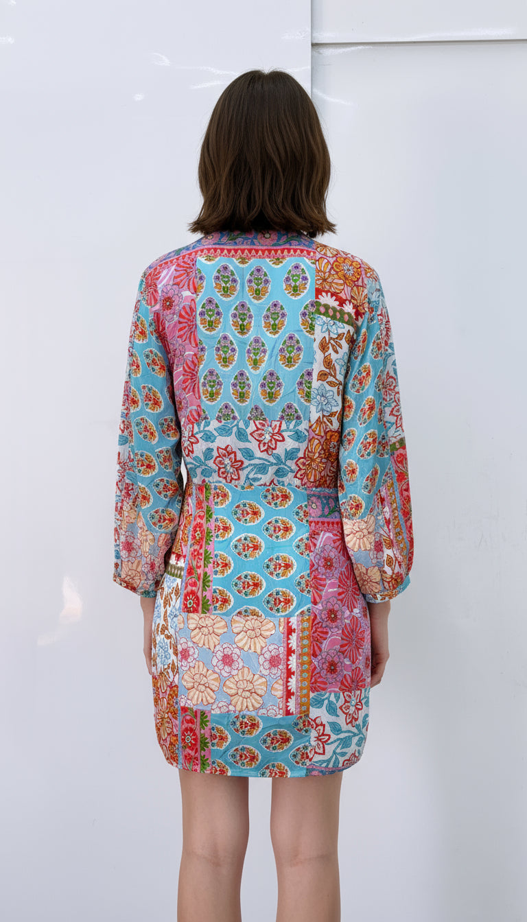 Zara Satin Scarf Dress