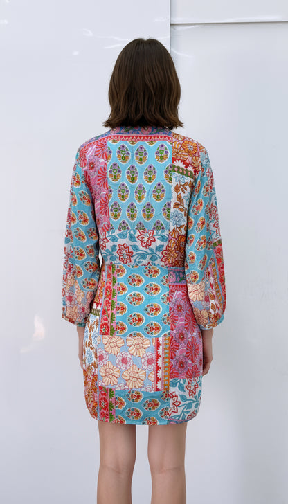 Zara Satin Scarf Dress