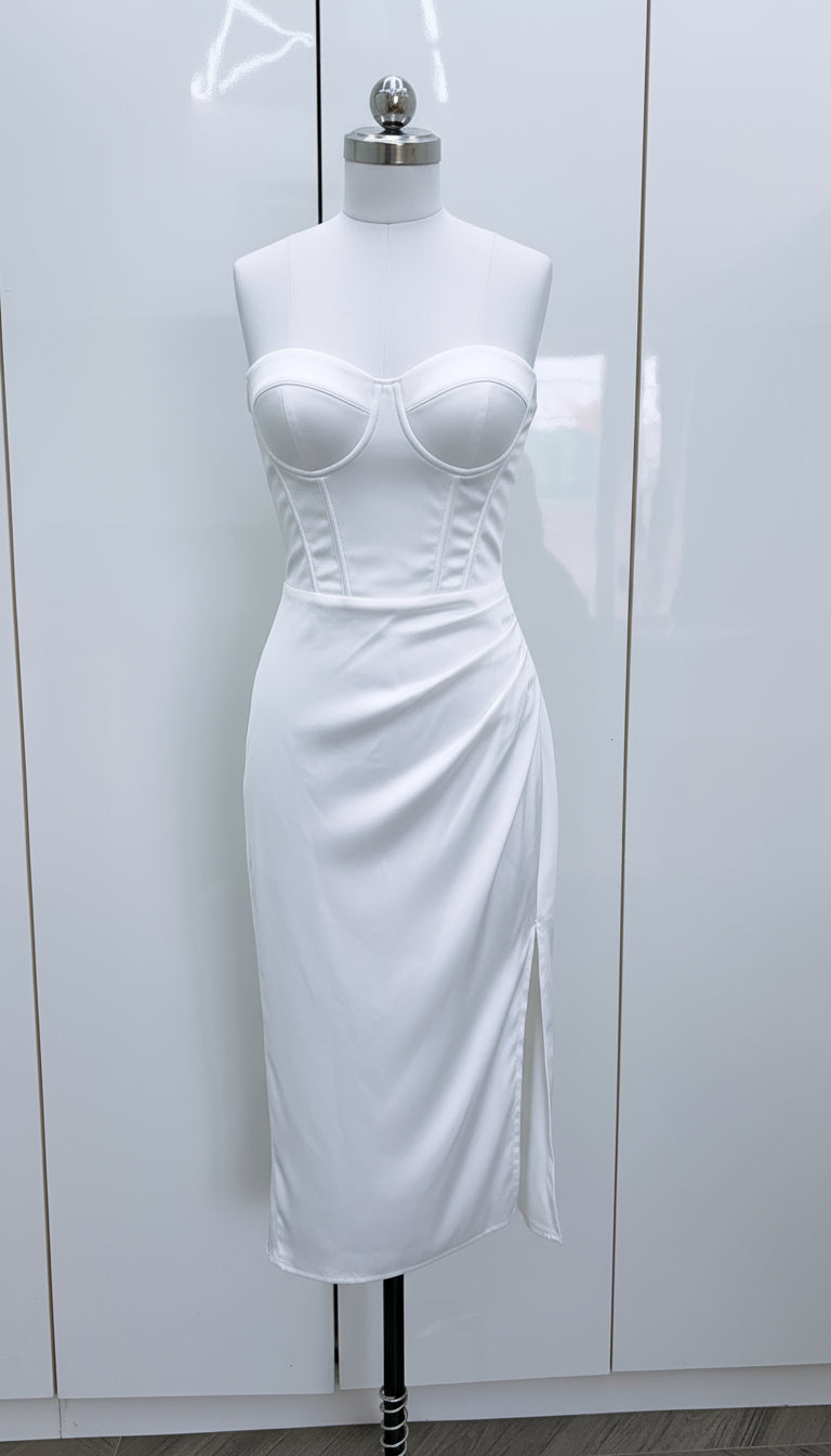 Zara Rhinestone Corset Dress