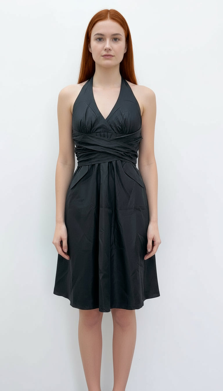 Black Halter Dress