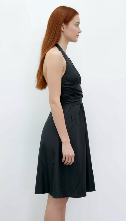 Black Halter Dress
