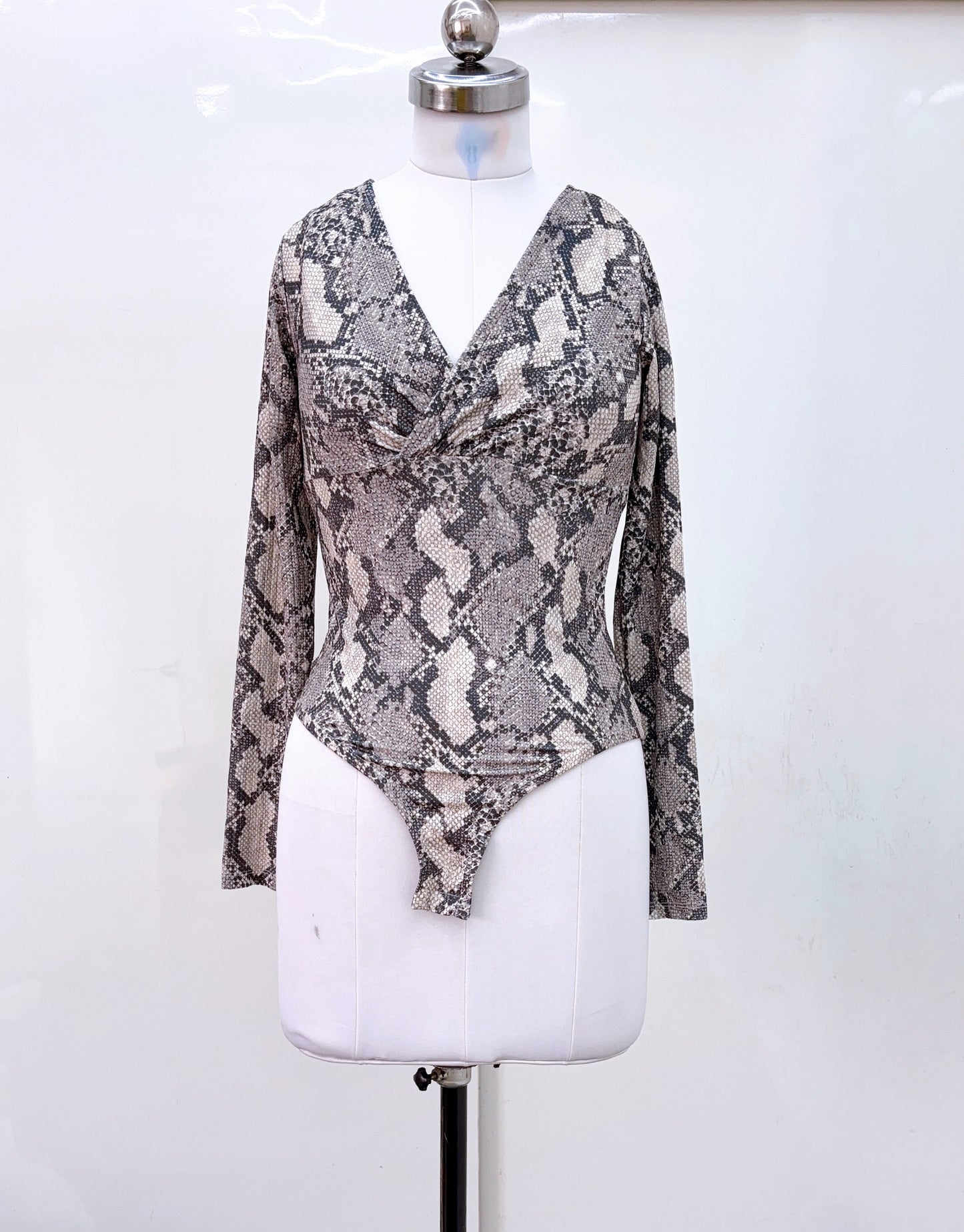 Bershka Snake Print Bodysuit