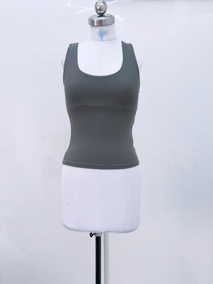 Double Breasted Grey Top