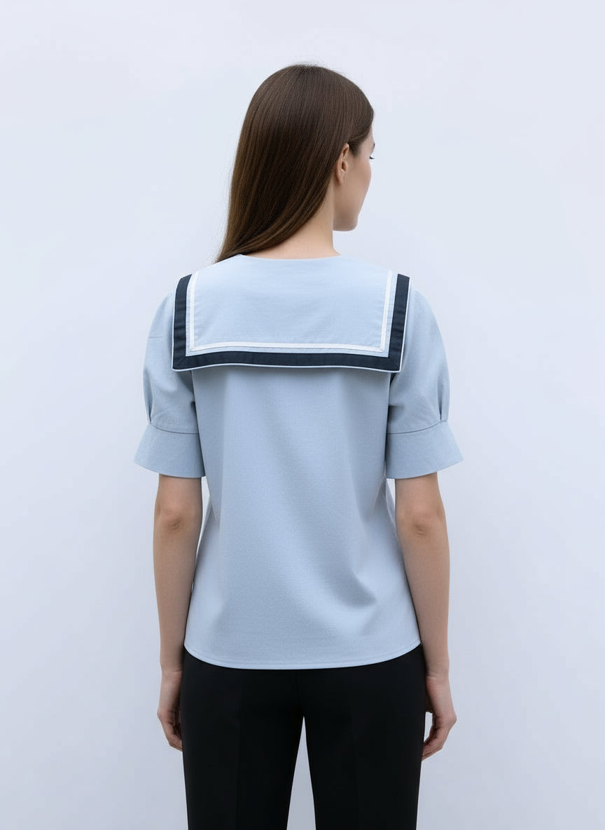 Blue Kingfisher Korean Shirt