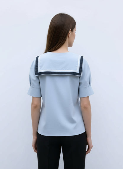 Blue Kingfisher Korean Shirt