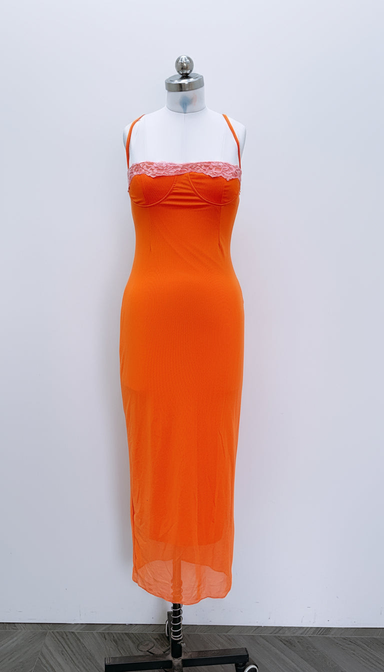 Orange Maxi Dress