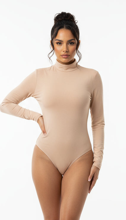 Beige Bodysuit