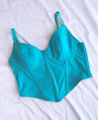 Blue Bustier Corset