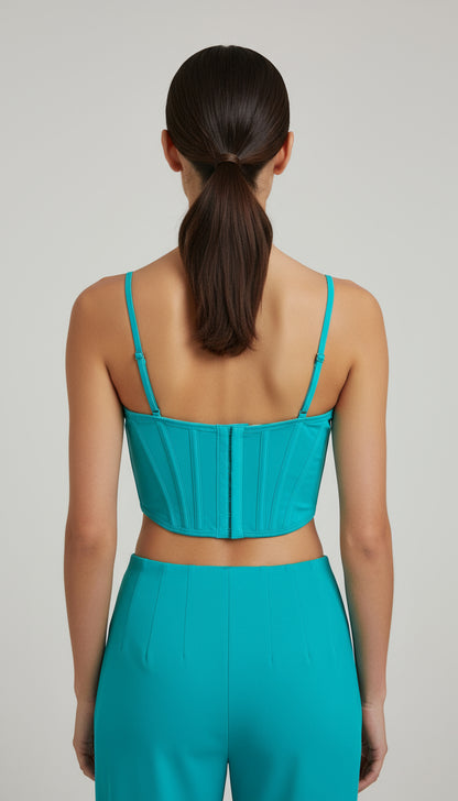 Blue Bustier Corset