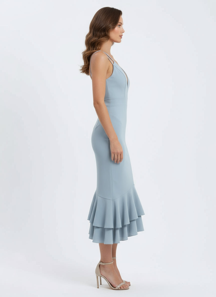 Blue Fishtail Dress