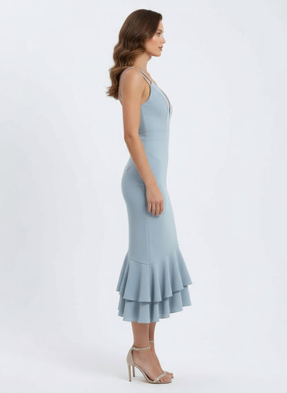 Blue Fishtail Dress
