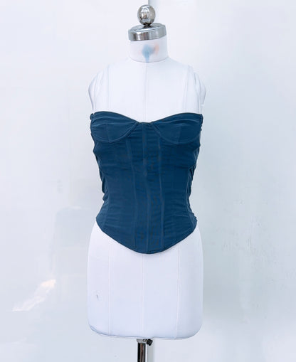 Tube Denim Corset