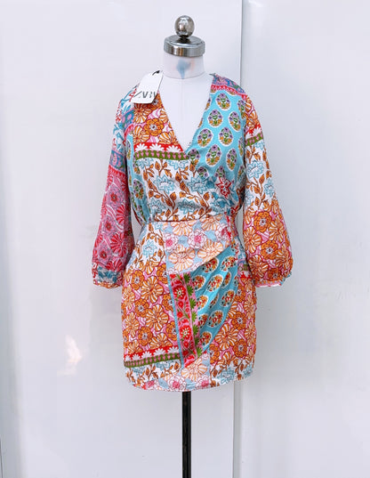 Zara Satin Scarf Dress