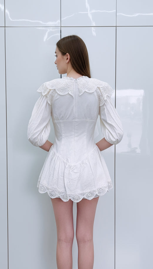 Zimmerman White Corset Dress