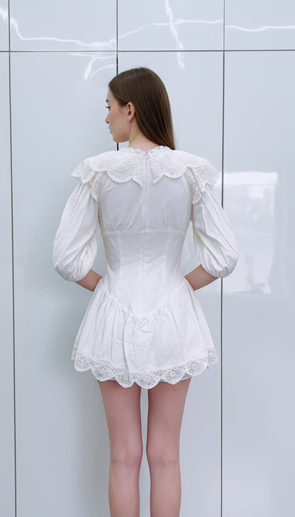 Zimmerman White Corset Dress