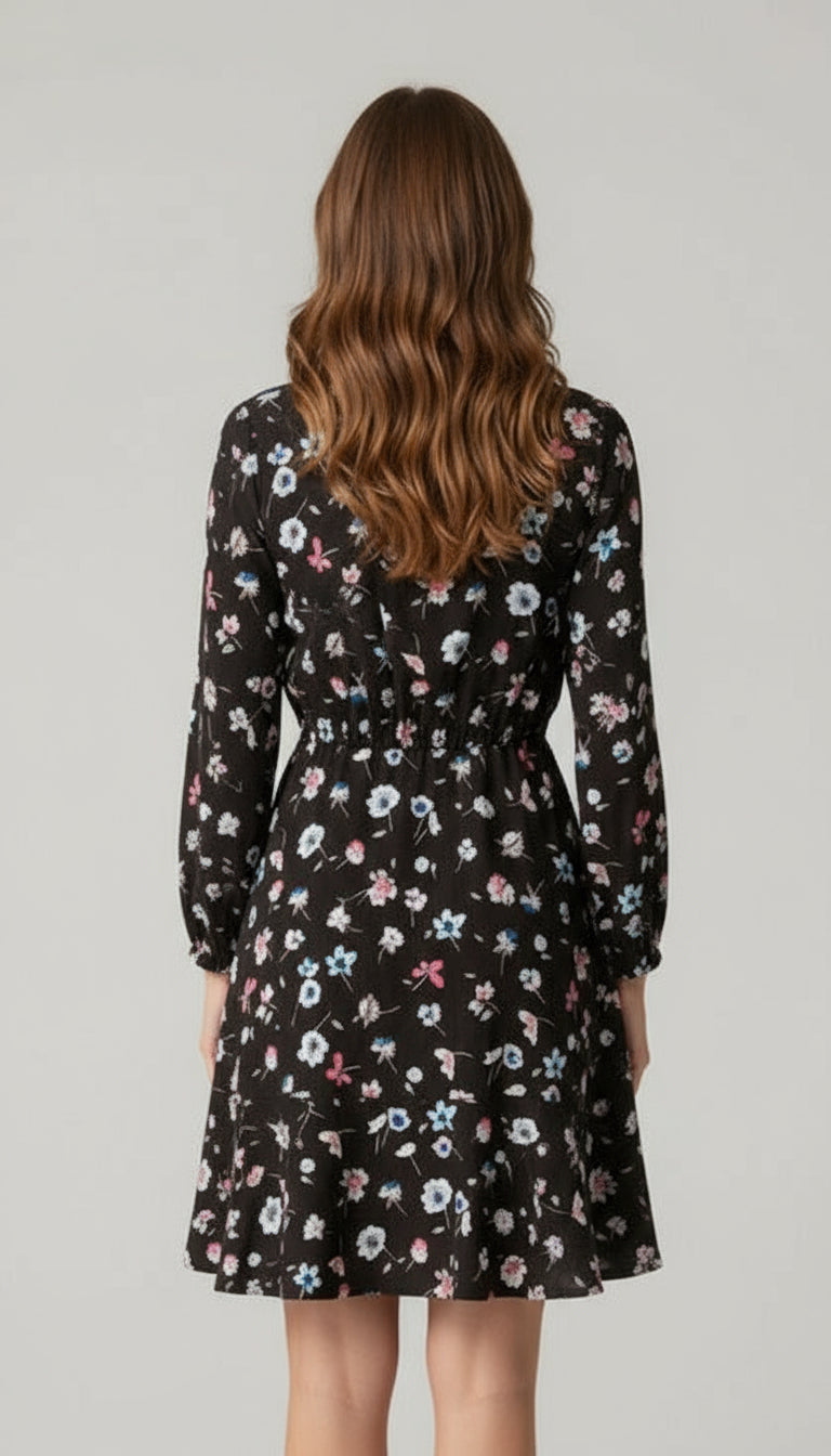 Black Floral Dress