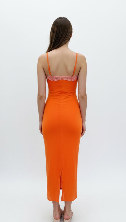 Orange Maxi Dress