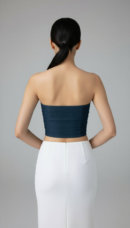 Tube Denim Corset