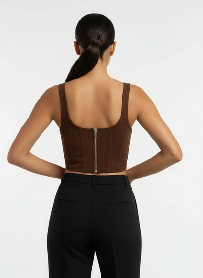 Brown Bandage Corset