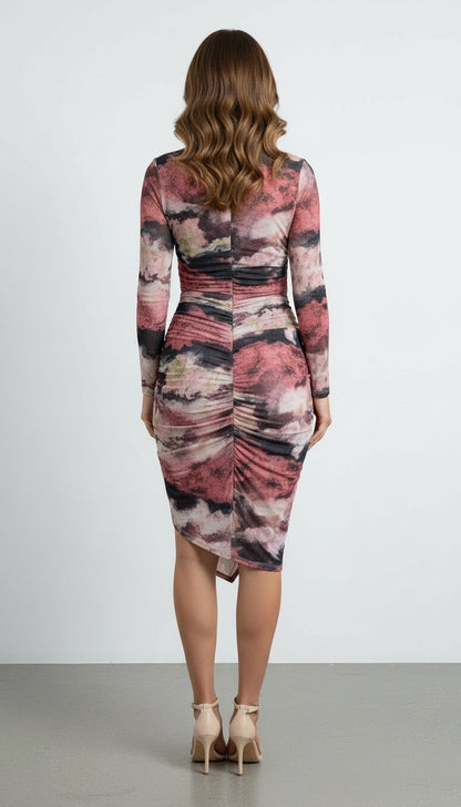 Drawstring Dress with Bodysuit