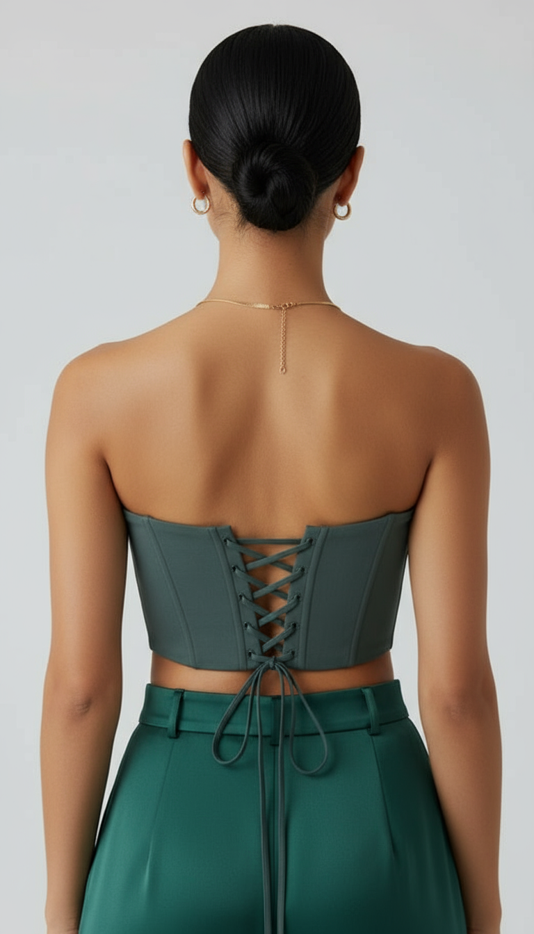 Pretty Little Thing Grey Corset