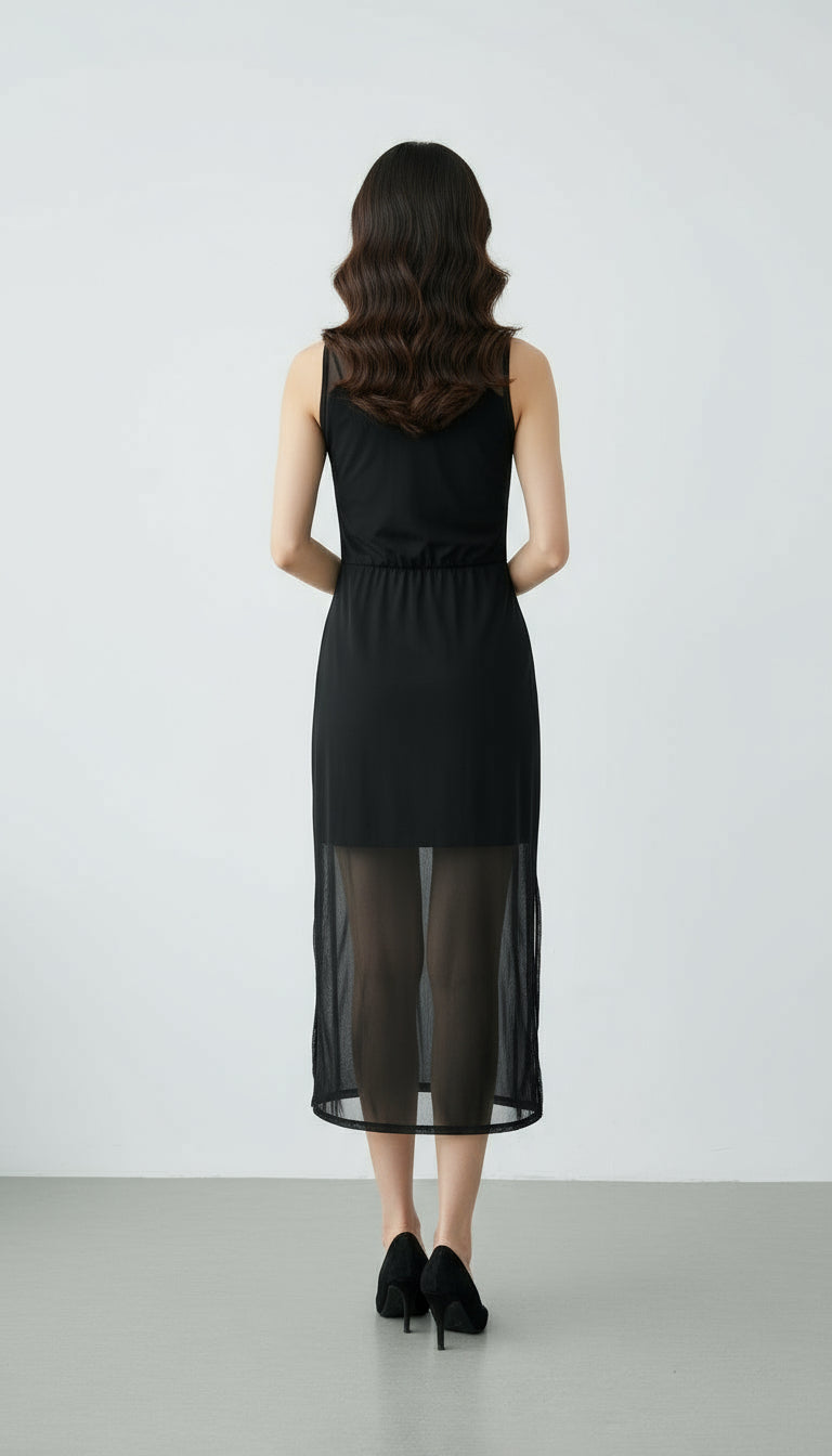 Black Sheer Dress (Cover Up)