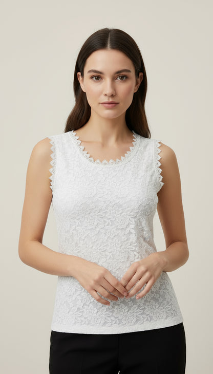 White Lace Top