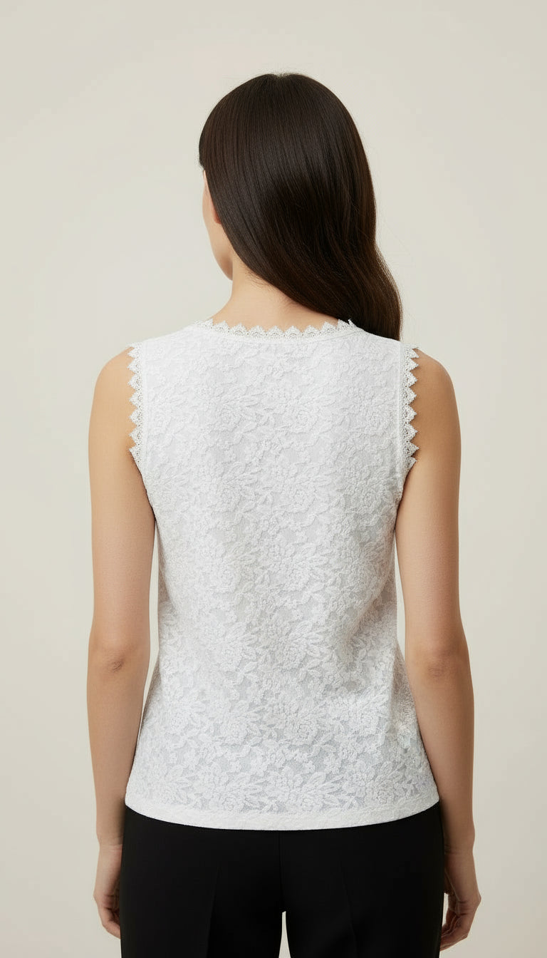 White Lace Top